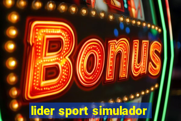 lider sport simulador